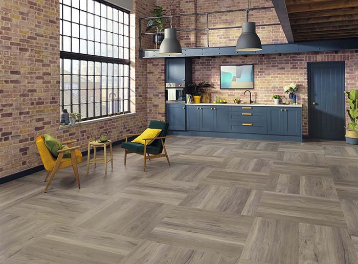 New Generation Vinylboden: Designplanken in Holz- und Steinoptik Ein Vinylboden aus Designplanken ist langlebig, strapazierfähig und ungeheuer attraktiv.